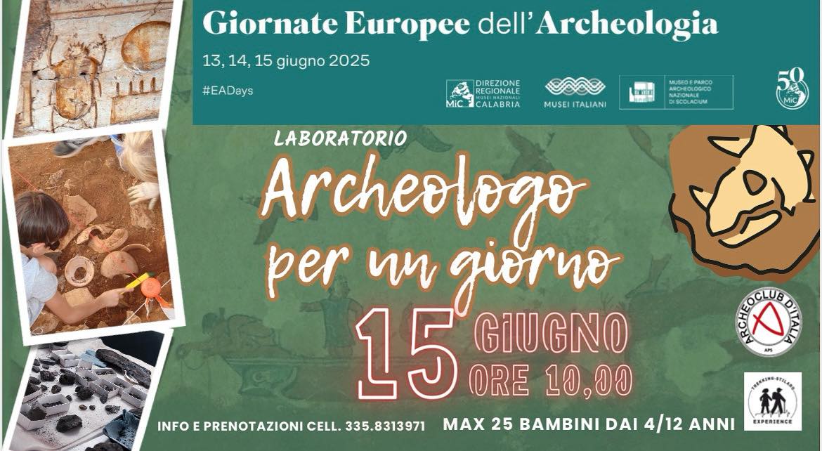 GEA 2025 al Museo e Parco archeologico nazionale di Scolacium - Archeologo per un giorno